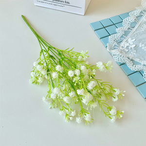 Bouquet de fleurs artificielles Souffle de bébé Muyu Chronicles en caoutchouc souple multicolore pour la décoration intérieure - Product Image 3
