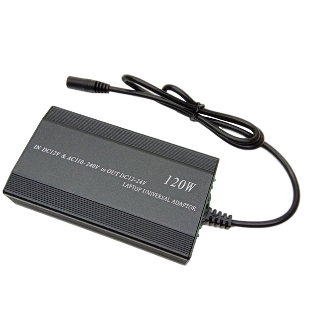 EU US UK AU Plug 120W 12V 15V 16V 18V 19V 20V 22V 24V AC DC Adaptor Adjustable Power Adapter Car Home Charger Power Supply USB 5