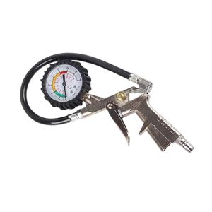 Wzauto Draagbaar Gereedschap Bandenspanningsmeter Auto Bandenspanningsmeter Vullen Luchtpistool Met Zware Rubberen Slang - Product Image 3