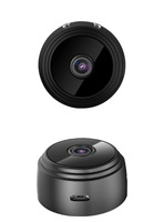 Caméra WiFi A9 pour usage domestique, Plug and Play, vision nocturne HD, surveillance à distance, mini caméra intelligente ABS transfrontalière
