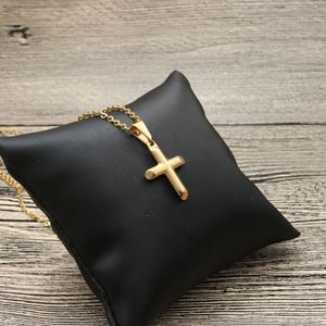 yunnique <b>Cross</b> Pendant Necklace Gold Zinc Alloy Unisex Fashion Jewelry Gift - Product Image 2