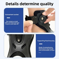 Orthèse médicale pour pied tombant, attelle de cheville réglable à tension réglable, légère, respirante, avec fermeture à lacets, correcteur de pied tombant pour