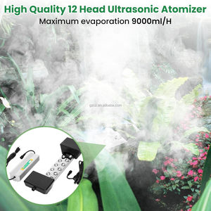 Humidificateur ultrasonique extérieur direct usine, atomiseur à 12 têtes pour piscine, bassin à poissons et rocaille, générateur de brouillard pour hôtels - Product Image 6