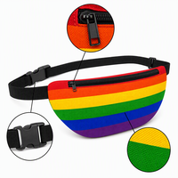 Sac de festival personnalisé avec logo, sac banane promotionnel, sac de taille, sac ceinture, cadeau d'entreprise, salon professionnel, vente en gros, OEM