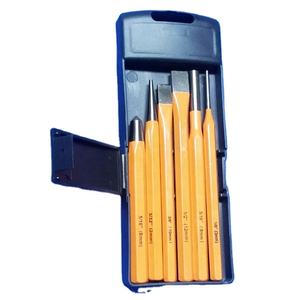 6s009号6个冷凿销冲头六角形手柄铬钒钢手动供电，带来样定做支撑，硬壳 - Product Image 1