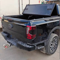 Cubiertas Rígidas Plegables de Aleación de Aluminio para Camionetas, Impermeables con Cierre de Seguridad para GMC Sierra, Mazda, Mitsubishi, Great Wall