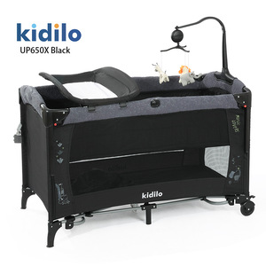 Culla Pieghevole in Metallo Kidilo, Lettino Componibile Multifunzionale per Neonati, <span class=keywords><strong>Portatile</strong></span> e Mobile, Vendita all'Ingrosso Transfrontaliera UP650X - Product Image 2