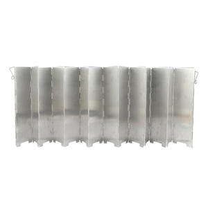 Pare-vent pour réchaud de camping extérieur, 16 pièces, en alliage d'aluminium, portable, pliable, coupe-vent, plaque de concentration de chaleur pour réchaud à <span class=keywords><strong>gaz</strong></span> - Product Image 1