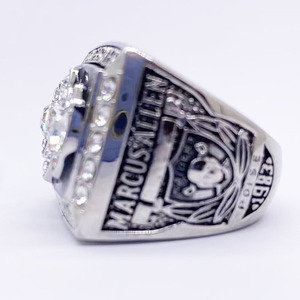 แหวนแชมป์โลกลอสแอนเจลิส เรดเดอร์ส ทำจากโลหะผสม ของที่ระลึกซูเปอร์โบว์ล NFL เครื่องประดับสำหรับนักสะสม - Product Image 3