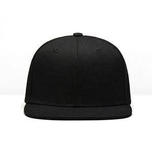 Gorras Deportivas de 6 Paneles con Visera Plana, Personalizadas, 100% Acrílico, Visera Plana, Lona Negra/Mezclilla, Logotipo Personalizado - Product Image 5