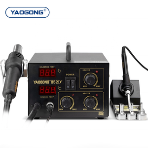 Estación de reparación YAOGONG 852D + SMD 2 en 1 estación de soldadura de pistola de calor de aire caliente para mantenimiento de reparación de electrónica Industrial - Product Image 5