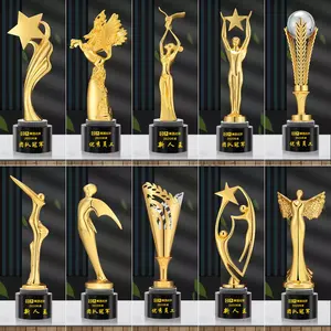 Hochwertige Custom Metal Trophy Cup Award Sport Gold Fußball Metall Fußball Trophäe