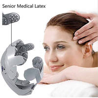 Cerveau en gros détendre améliorer le sommeil électrique lâche cuir chevelu airbag cerveau casque double vibrant tête masseur