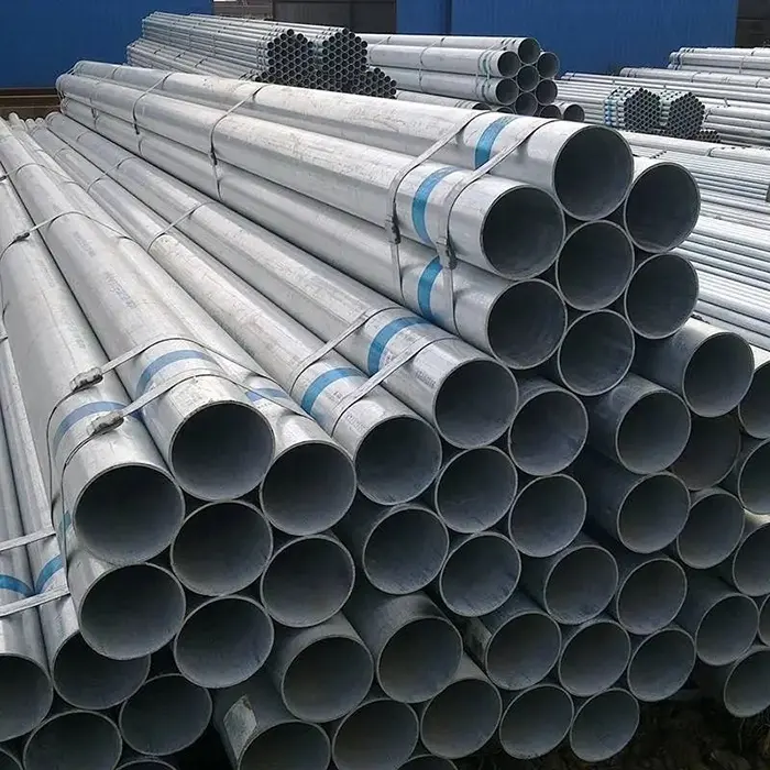 Tubo de andamio de marco de invernadero fabricante Shandong tubo galvanizado para la construcción