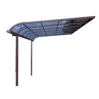 Auvent moderne en alliage d'aluminium pour terrasse de villa, porte et fenêtre - Anti-UV, résistant au vent, durable, protection solaire extérieure