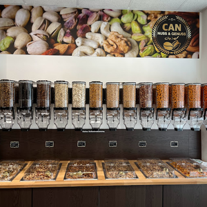 Ecobox 10L Kuruyemiş Kırıcı Kuru Gıda Dağıtıcısı Toplu Gıda Dağıtıcısı Sıfır Atık Mağazası için Ayarlanabilir Akış Hızı - Product Image 2