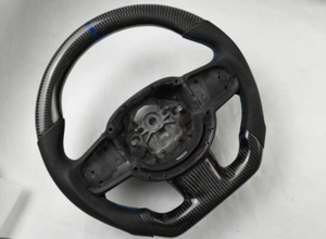 Volante de cuero de fibra de carbono Real personalizado para Volvo XC60 <span class=keywords><strong>XC40</strong></span> XC90 S60 S90 V60 V40 accesorios de coche modificados - Product Image 4