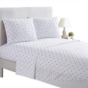 Juego de Ropa de Cama de Lujo de Microfibra de 4 Piezas para Cama Queen, 200 Hilos, Diseño Moderno, Cómodo y Elegante, con Fundas de Almohada para el Hogar - Product Image 2
