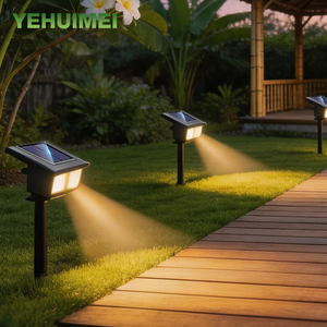 Lampada <span class=keywords><strong>Solare</strong></span> <span class=keywords><strong>da</strong></span> <span class=keywords><strong>Giardino</strong></span> Regolabile con Temperatura di Luce Variabile, IP65, Super Luminosa, Faretto <span class=keywords><strong>Solare</strong></span> per Esterni - Product Image 1