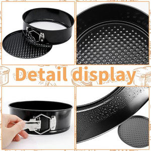 Molde para Pastel de Acero al Carbono Antiadherente, Apto para Lavavajillas, Libre de BPA, con Logotipo Personalizado OEM ODM, Precio de Fábrica, para Utensilios de Cocina de Marca - Product Image 3