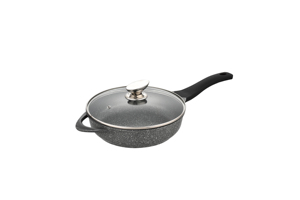 Gran oferta, cazuelas con revestimiento de piedra de granito antiadherente, cacerola, sartén Wok, ollas de cocina, juego de utensilios de cocina de aluminio fundido a presión - Product Image 6