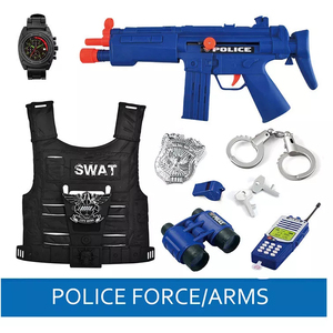 ชุดของเล่น<span class=keywords><strong>ตำรวจ</strong></span>ขายดี ชุดของเล่นคอมแบท SWAT พร้อมชุด<span class=keywords><strong>เกราะ</strong></span>พลาสติก ของเล่นบทบาทสมมติ ปืนตำรวจ - Product Image 4