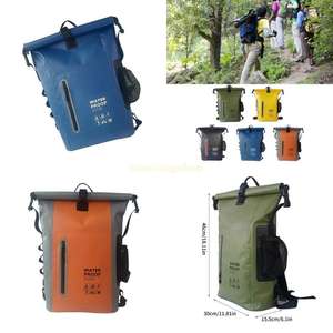 Mochila de Playa al por Mayor, 25L, PVC, Gran Capacidad, Bolsas Secas, Tiras Reflectantes, Impermeable, Cómoda y Versátil para Senderismo al Aire Libre - Product Image 3