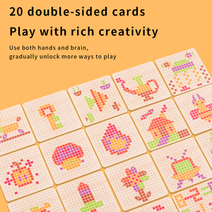 Nuevos Bloques de Construcción de Madera 3D, <span class=keywords><strong>Juego</strong></span> de Mesa Creativo para Entrenamiento de Concentración, Rompecabezas Educativo para el Aprendizaje Temprano - Product Image 3