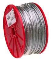 Câble en acier pour monte-charge de chantier 6*19, câble de levage flexible pour équipement d'élévateur de matériaux de construction