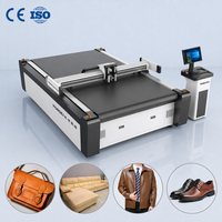 Máquina de Corte de Cuero Automática CNC con Cuchilla Oscilante para PU, Material Sintético, Empeines de Zapatos, Bolsos y Cinturones con Herramienta de Cuchilla de Alta Precisión