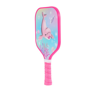 ไม้พายพิคเคิลบอลสำหรับเด็ก ไฟเบอร์กลาส 35x18x1.3 ซม. ด้ามจับกันลื่น ของเล่นเพื่อความบันเทิง ของขวัญ - Product Image 5