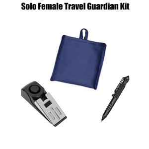 <span class=keywords><strong>Kit</strong></span> <span class=keywords><strong>de</strong></span> sécurité pour voyageurs femmes Solo Guardian |   Alarme 120 dB + Stylo tactique (brise-vitre) + Sac pliable anti-coupure - Product Image 5