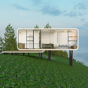 <span class=keywords><strong>Cabane</strong></span> Apple, <span class=keywords><strong>Cabane</strong></span> Apple, conteneur habitable de 40 pieds, utilisation hôtelière, panneau sandwich, design moderne, caractéristique respirante, installation facile, extérieur - Product Image 1