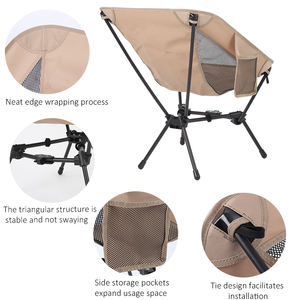 Silla Plegable de Playa y Camping, Compacta, Ligera, con Marco de Aleación de Aluminio, Precio de Fábrica al por Mayor - Product Image 5