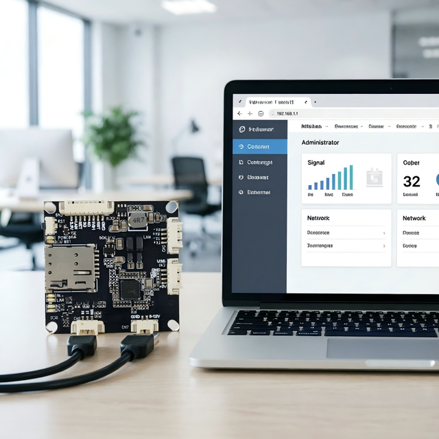 4G Lte Module Full Network With Rj45 Ethernet and Uart for Dtu Board Iot Data Transmission and Embedded Development Module