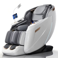 YS-C61 Nouveau fauteuil de massage portable et pliable 8D AI à double cœur, zéro gravité, avec cartographie corporelle à 27 capteurs et télécommande à écran tactile