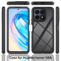 Pour Huawei Honor X7A X8A Honor X8 5g/x6/honour 70lite Rugged 360 Full Armor Case avec cadre avant PET Protecteur d'écran Luxury Xmx