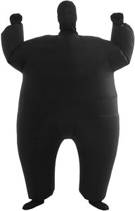 Disfraz Inflable de Ninja Enmascarado, Grande, de Terylene, con Serigrafía, Color Amarillo, <span class=keywords><strong>para</strong></span> Adultos, <span class=keywords><strong>Halloween</strong></span>, Mascota, en Oferta - Product Image 6