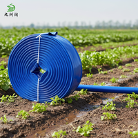 Tuyau plat flexible en PVC avec raccords rapides antidéflagrants pour l'irrigation des jardins, des serres et une utilisation domestique - Installation facile