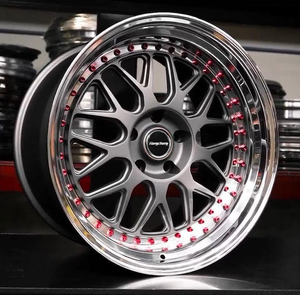 Roue forgée de luxe plat concave profond 2 pièces 3 pièces roues 5X112/114.3/120/127/130 roue de voiture pour Mercedes BMW - Product Image 5