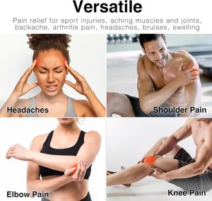 Compresse froide réutilisable souple et flexible, compresse froide et coussin de gel rafraîchissant, pochettes de glace pour blessures aux pieds, au visage, à l'épaule, à la hanche, au bras, à la cheville - Product Image 6