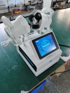 Masseur à rouleaux de bureau à trois roues, rouleau facial électrique, massage par vibration LS0955Z - Product Image 2