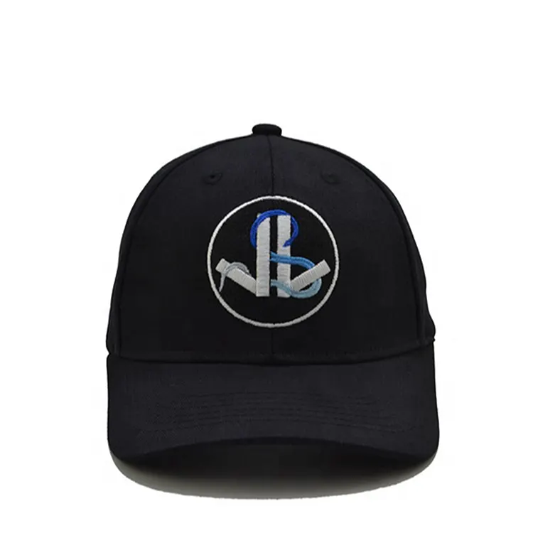 other fashion accessories Black Solid Color Embroidery sport hats Custom logo Baseball Cap for man