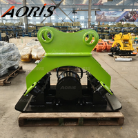 Compacteur vibrant hydraulique haute fréquence AORIS ARS02 en acier Q355 pour mini-pelle de 2-3 tonnes