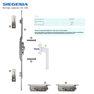 <span class=keywords><strong>SIEGENIA</strong></span> – Quincaillerie de haute qualité et durable pour portes et fenêtres coulissantes en PVC, design moderne, fabriquée en Allemagne, sur mesure, avec vis - Product Image 1