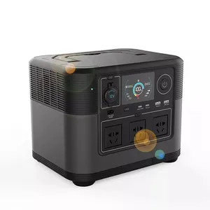 1200w Emergency Solar Generator Power Storage with light USB Rechargeable Battery 110V 220V Portable Power Station