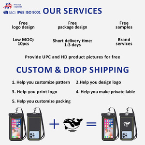 Étui de téléphone universel de haute qualité certifié IP68, <span class=keywords><strong>incassable</strong></span> et étanche pour Samsung iPhone 16 Pro Max, pochette de natation - Product Image 3
