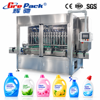 Machine de remplissage automatique de bouteilles à piston de haute précision pour shampooing, lotion, crème cosmétique, détergent et produits de soins personnels