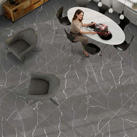 Carreaux de porcelaine sculptés de style espagnol 600x1200mm finition brillante pour les intérieurs résidentiels et de bureaux