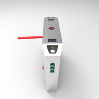 Torniquete Trípode Totalmente Automático de Alta Resistencia, Resistente a la Intemperie IP65, de Acero Inoxidable 304, Anti-Embutidos, con Control Remoto y Lector de Códigos de Barras